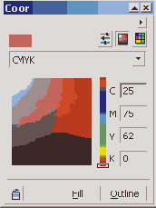 Пристыковываемое окно Color