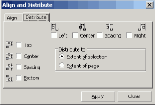  Distribute   Align and Distribute